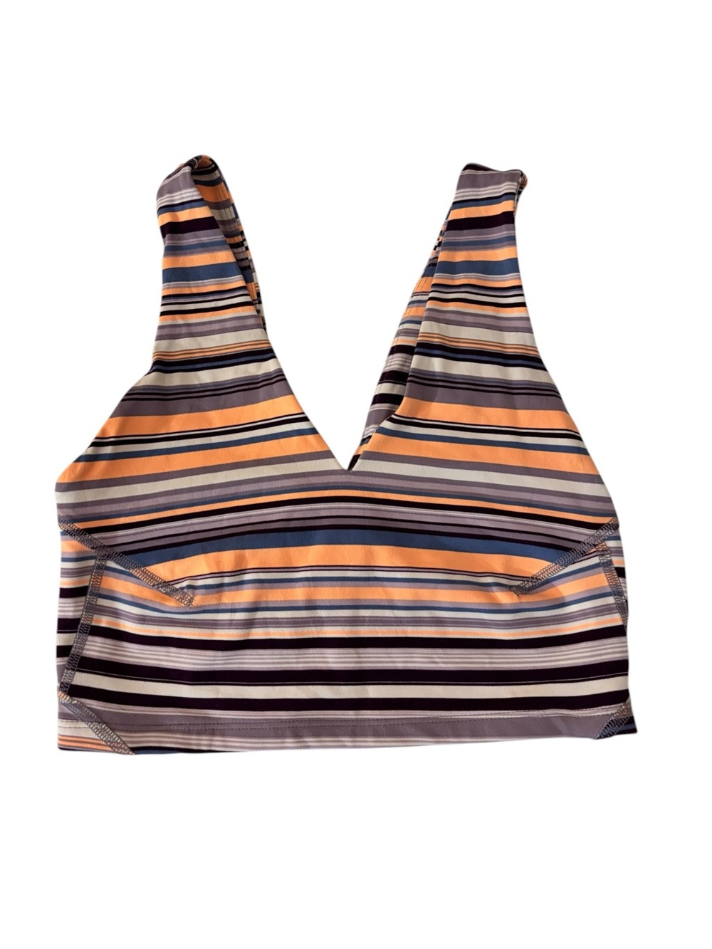 Free People Movement Striped Sports Bra | XS